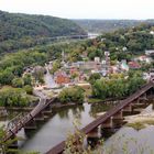 Harpers Ferry am Potomac River, West Virginia, USA