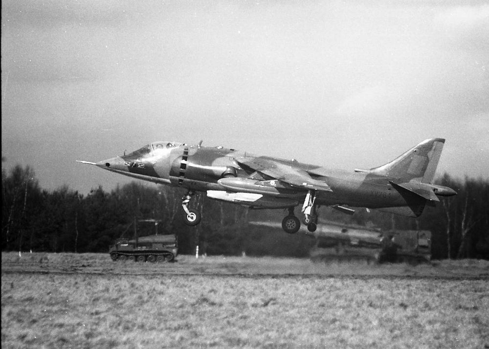 Harrier  Field Exercise 1970