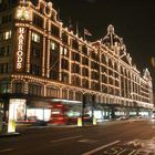 Harrods Kaufhaus am späten Abend