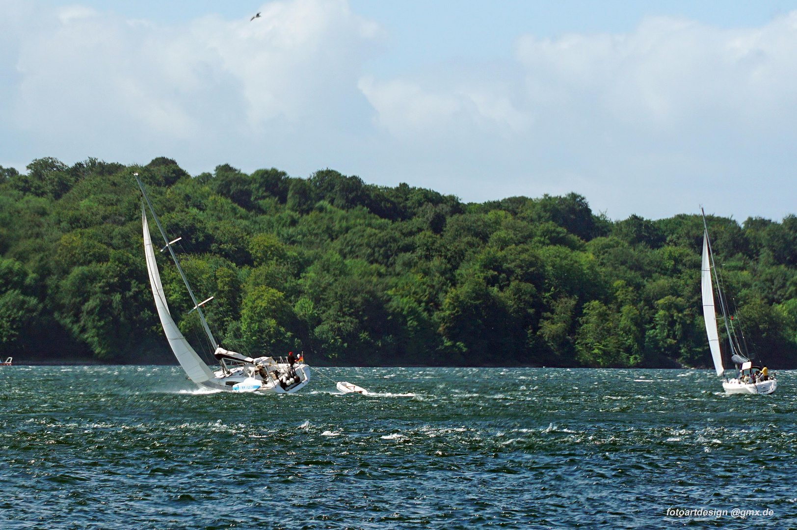 Hart am Wind im Kattegat