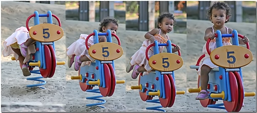 Harte Arbeit auf dem Spielplatz