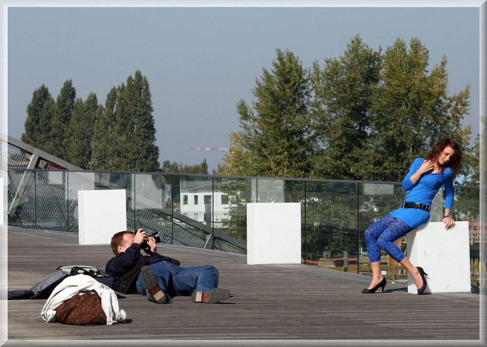 harte Arbeit (für den Fotografen)