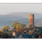 Hartenfels im ersten Sonnenlicht