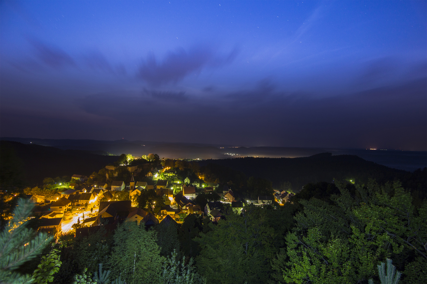 Hartenstein zur Blauenstunde