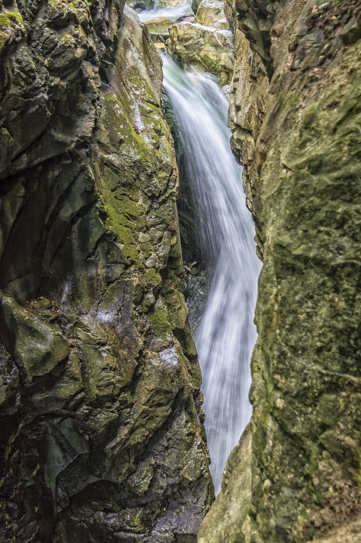 harter Wasserstrahl