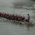 Harter Wettkampf beim Drachenbootrennen Düsseldorf am 16.06.2007