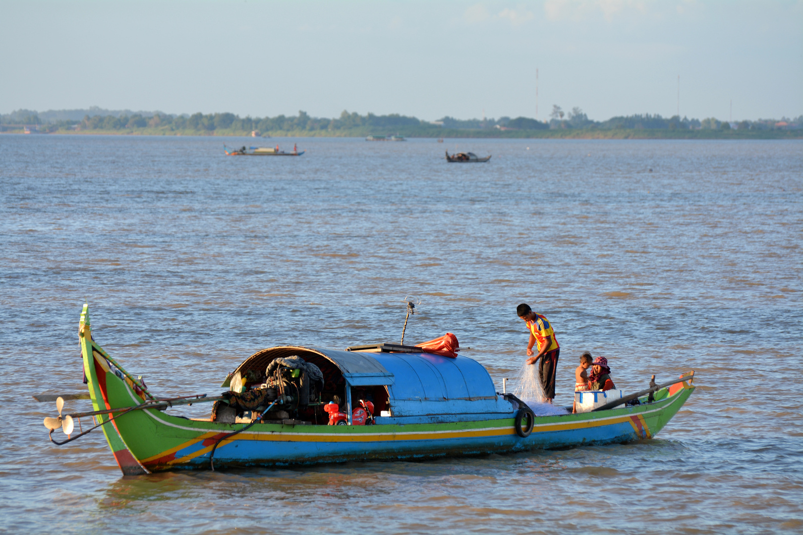 Hartes Leben - Fischer auf dem Tonle Sap