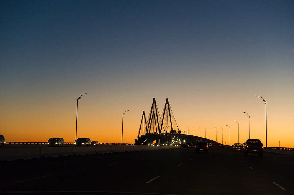 Hartman Bridge @ sunset (Pasadena Houston)