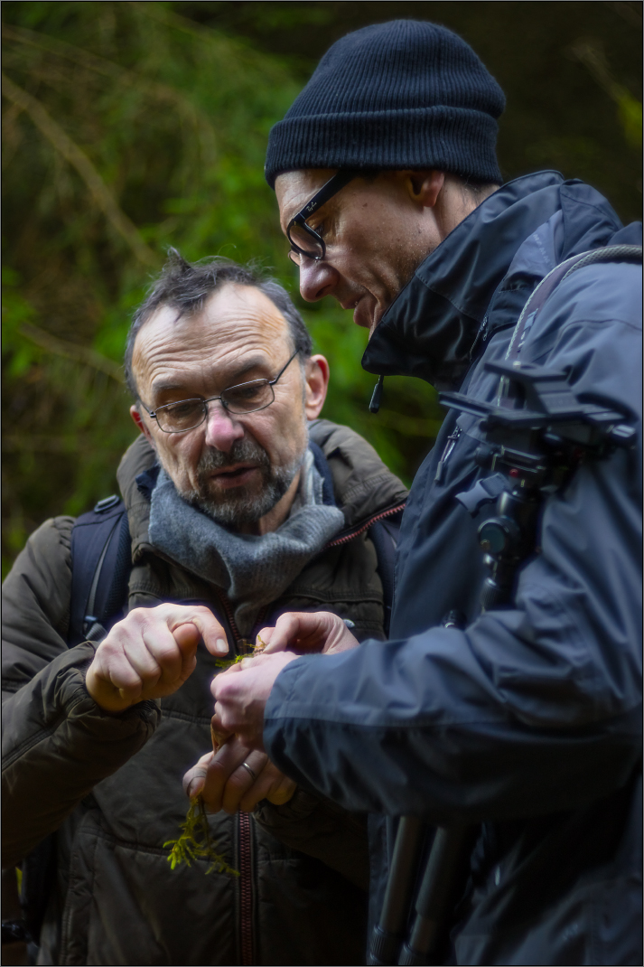 Hartmut und Werner im Hochspessart