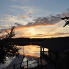 Hartsee bei Sonnenuntergang