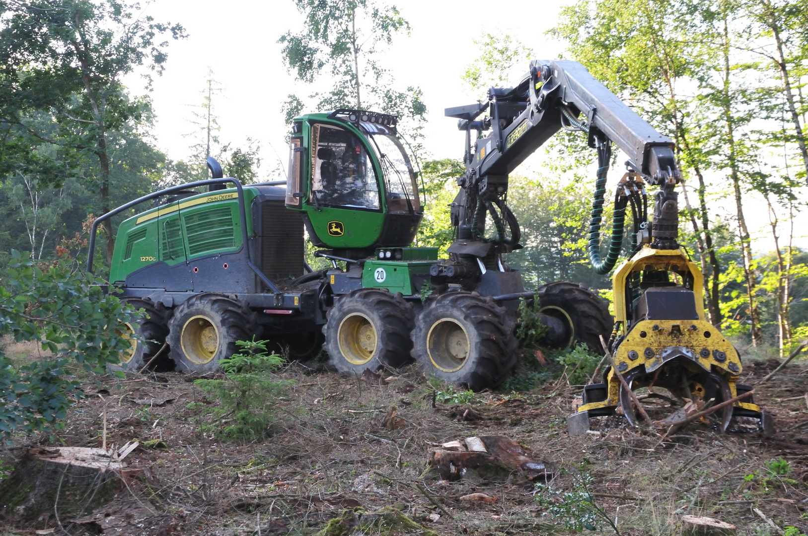 Harvester macht Pause