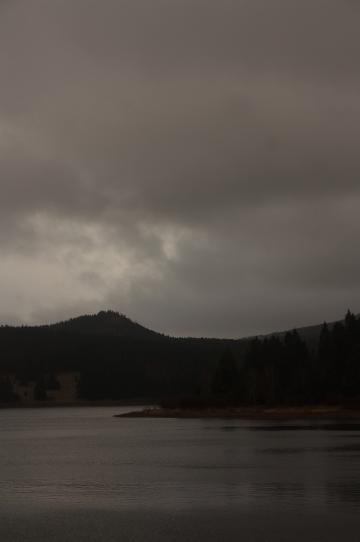 Harz bei Regen