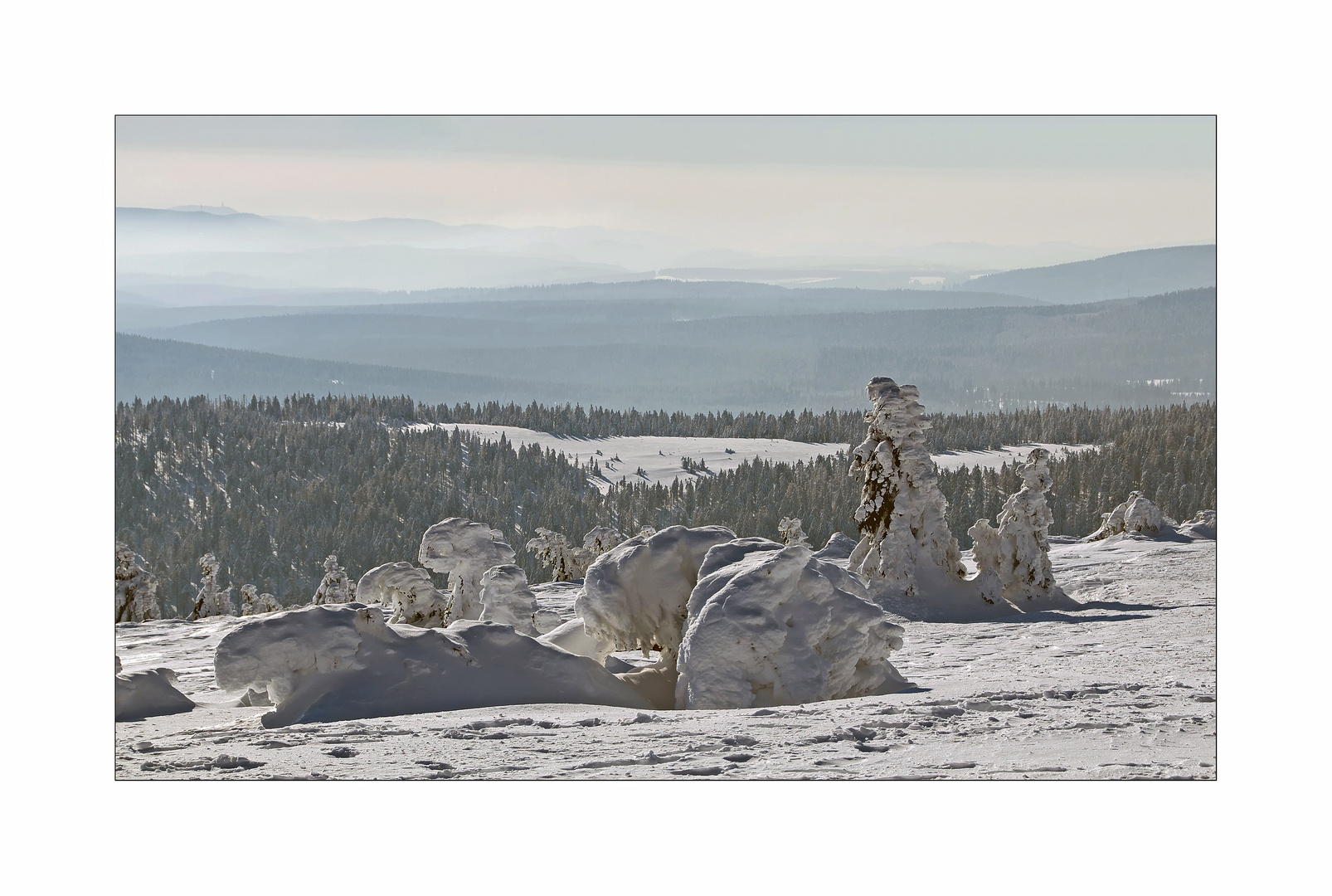 Harz- Impressionen "Blick vom Brocken, so schön ist unser Harzerland..."