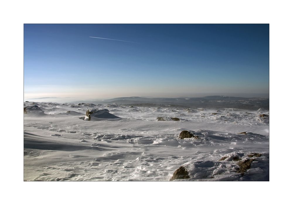 Harz- Impressionen "Blick vom Brockengipfel..."