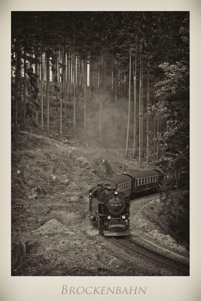 Harz - Impressionen " Brockenbahn, immer wieder ein Erlebnis...."