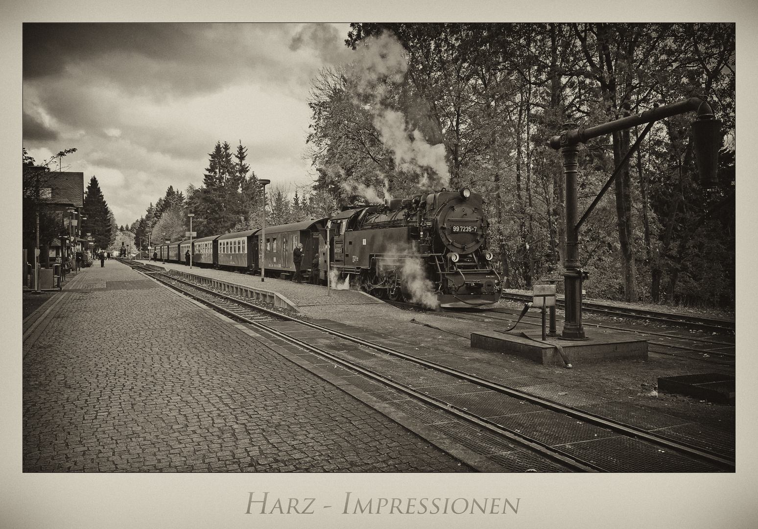 Harz - Impressionen " Brockenbahn in Drei Annen Hohne "