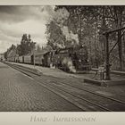 Harz - Impressionen " Brockenbahn in Drei Annen Hohne "