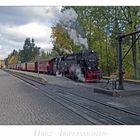 Harz - Impressionen " Brockenbahn in Drei Annen Hohne " als HDR