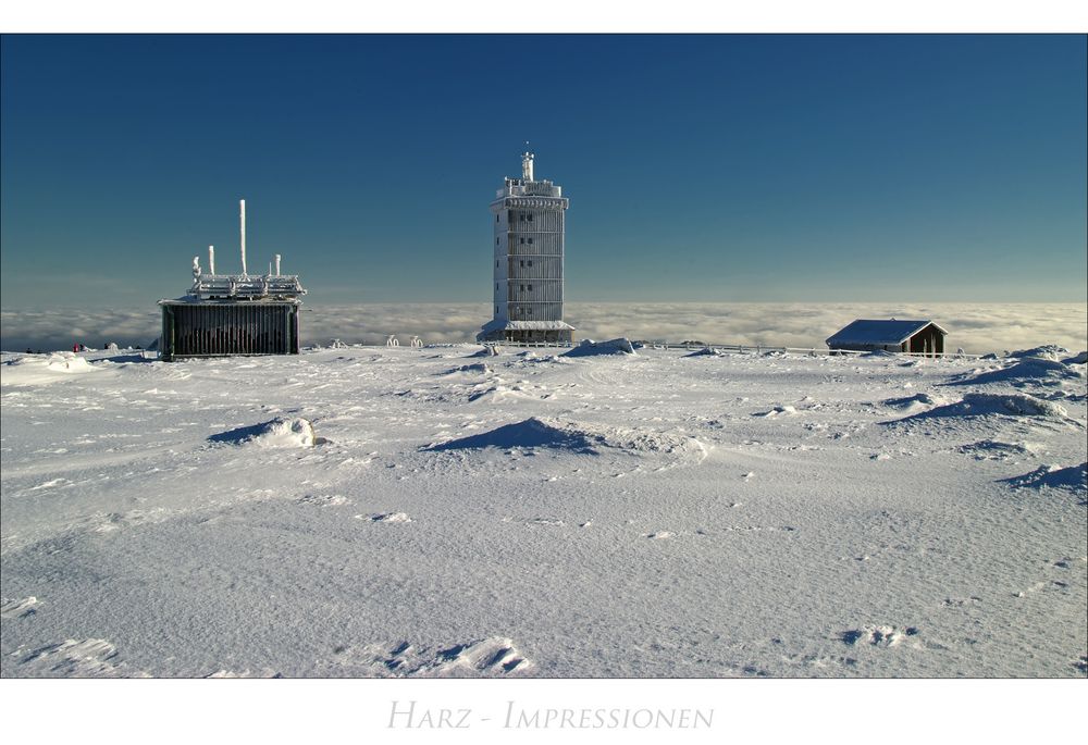 Harz- Impressionen " der Blick, vom Brocken...... "