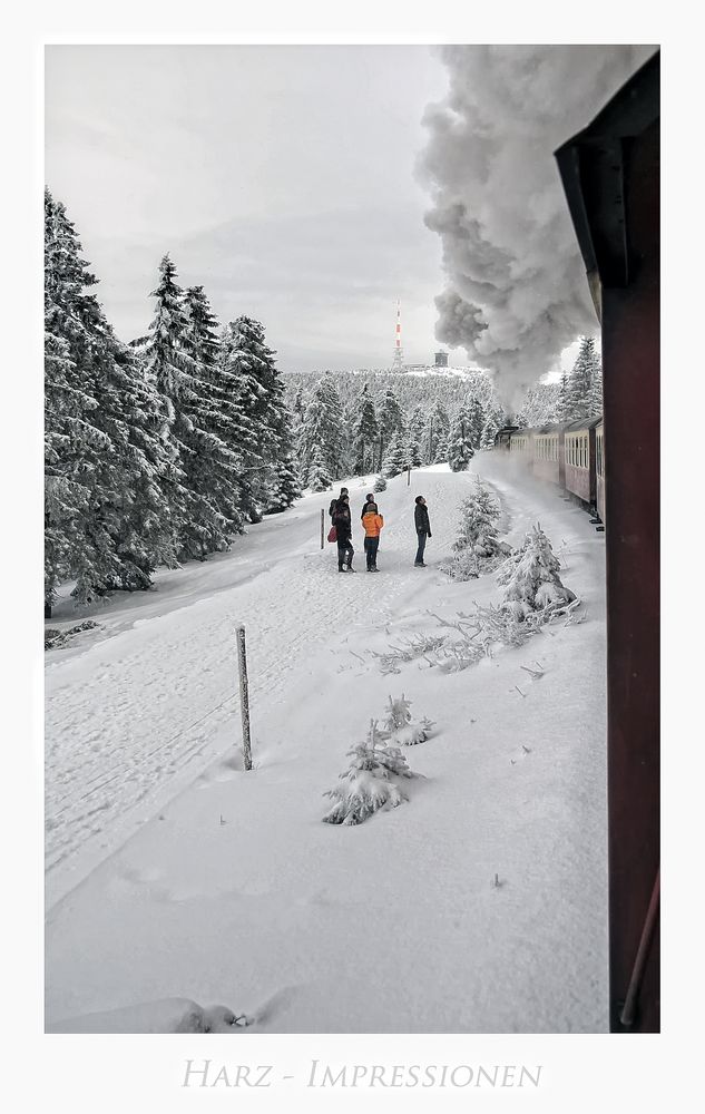 Harz- Impressionen " der Blick, zum Brocken, aus meiner Sicht ......