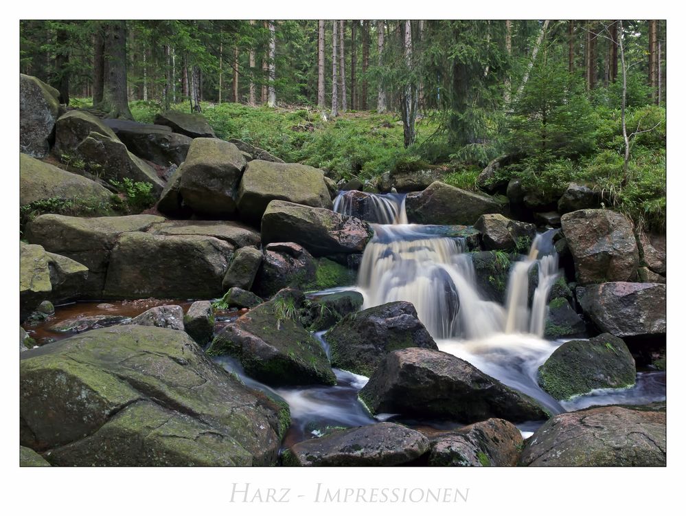 Harz - Impressionen " entlang der Bode...."