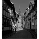 Harz- Impressionen " Stolberg, blick zum Saigerturm "