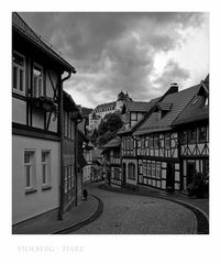 Harz- Impressionen " Stolberg, der Blick zum Schloss "