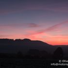 Harzberg vor Sonnenaufgang