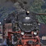 Harzer Schmalspur Bahn (HSB) im Bahnhof "Drei Annen Hohne" 2...