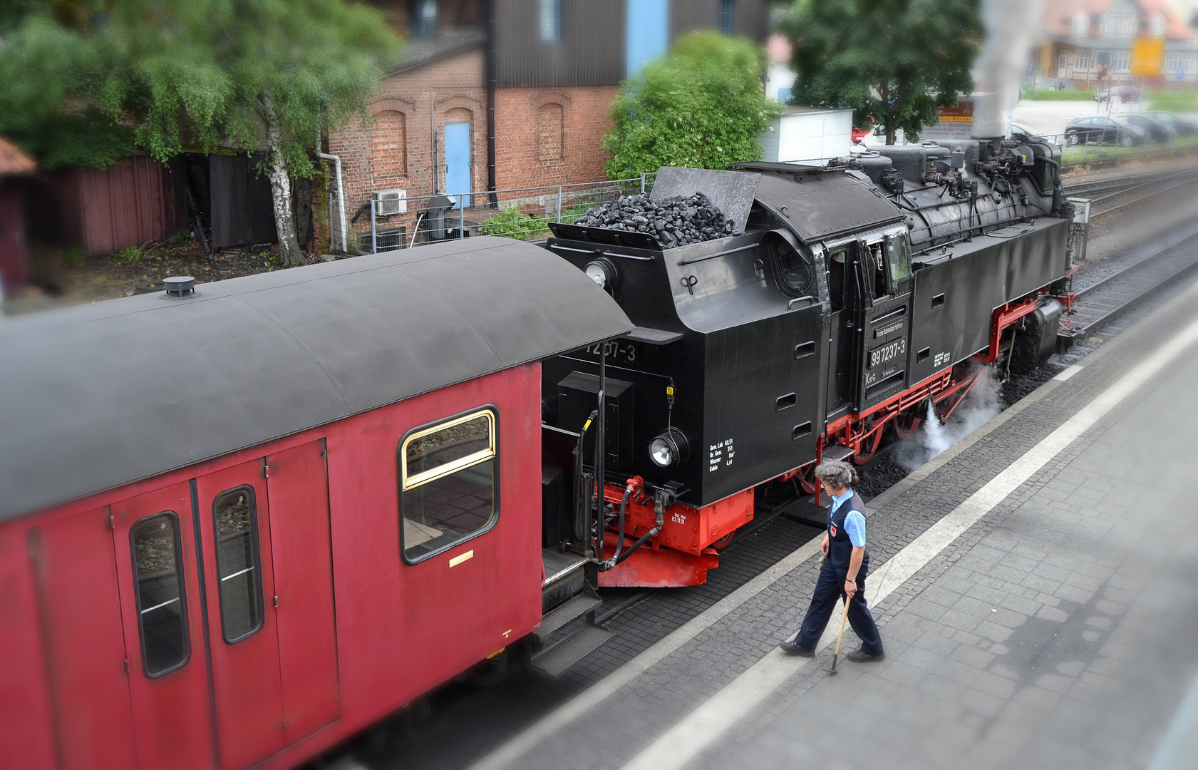 Harzer Schmalspur Bahn in Wernigerode (1)