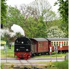 Harzer Schmalspurbahn am Bahnhof Gernrode