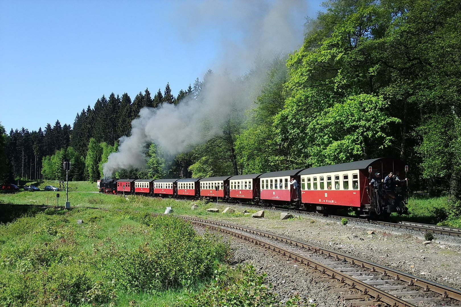  Harzer Schmalspurbahn nahe Schierke