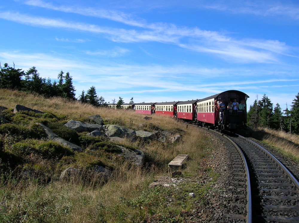 Harzer Schmalspurbahn von hinten