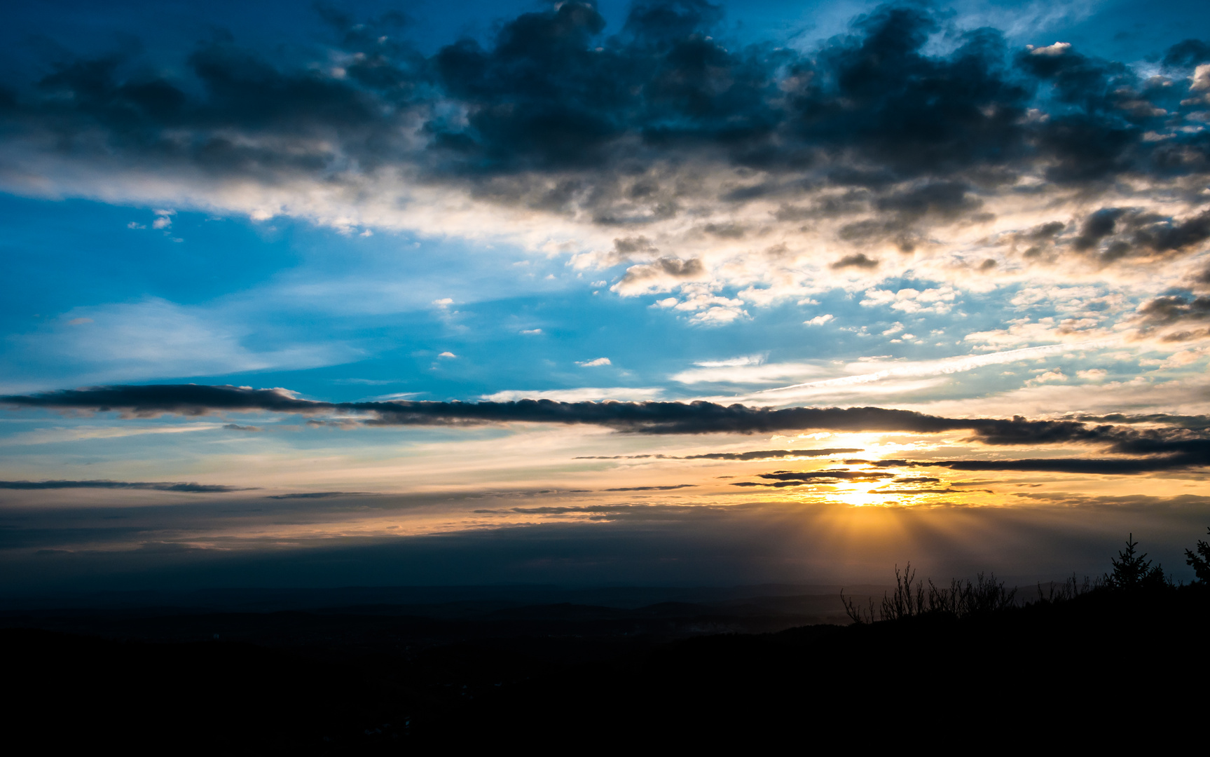 Harzer Sonnenuntergang