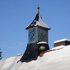 Harzer Wintermärchen - Die inoffizielle Bahnhofsuhr von Sorge.