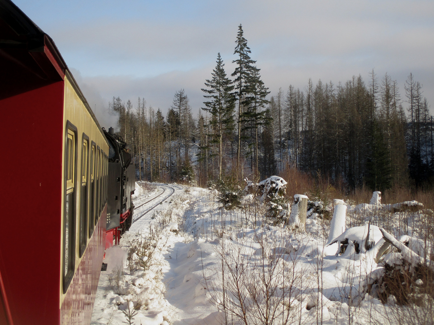 Harzer Wintermärchen - Winterausflug mit der HSB nach Drei Annen Hohne 4.