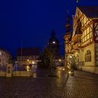 Harzgerode Rathaus und die Kirche St. Marien