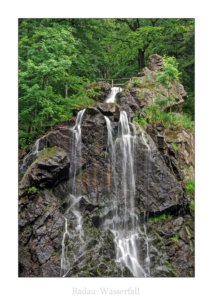 HarzImpressionen " der Radau-Wasserfall...."