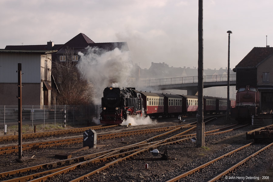 Harzquerbahn, Ausfahrt Nordhausen