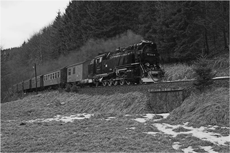 Harzquerbahn - Eisf. Talmühle abwärts