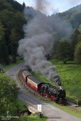 Harzquerbahn . Kurz vor 11