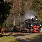 Harzquerbahn . Qualmt auch bergab