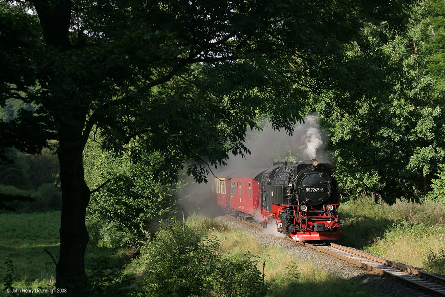 Harzquerbahn . So sieht der Sommer aus