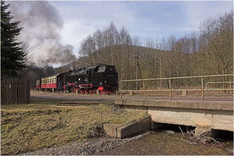 Harzquerbahn - Vom Eise befreit sind Strom und Bäche ...