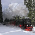 Harzquerbahn . Winterdampf