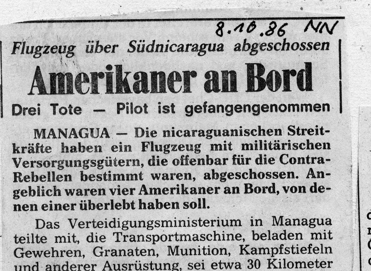 Hasenfuß - ein Amerikaner in Nicaragua