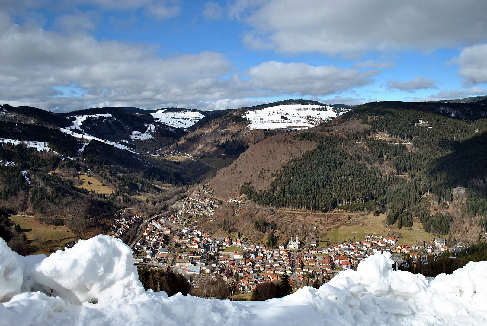 Hasenhorn, Blick auf Todtnau