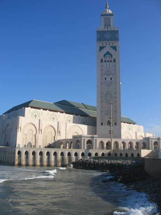 Hassan II mosque in casablanca