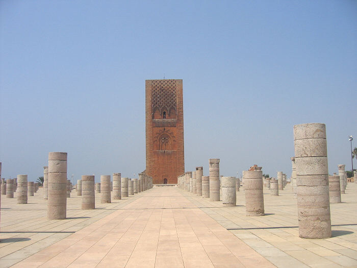 Hassan tower in Rabat