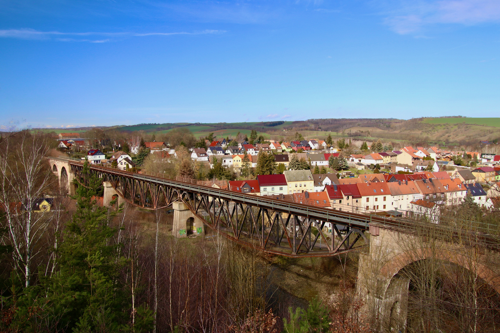 Hasselbach Viadukt in Mansfeld